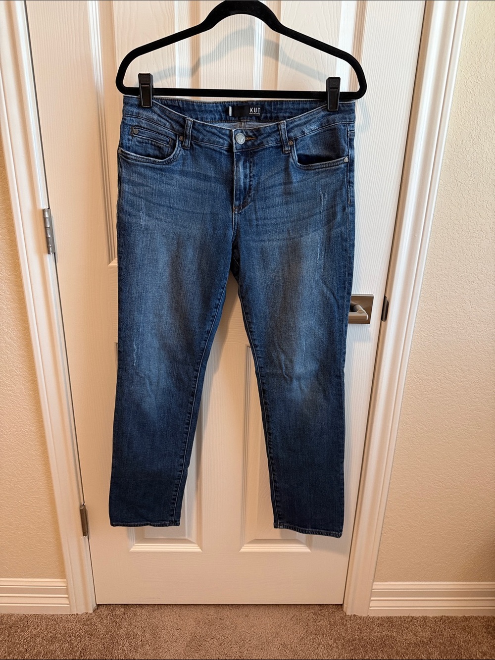 Kut from the Kloth Dark Indigo Cropped Jeans